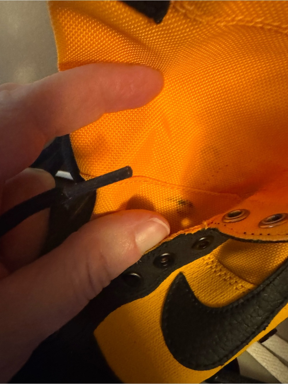 Nike Black and Yellow High-Top Sneakers legit - Picture 10 of 14